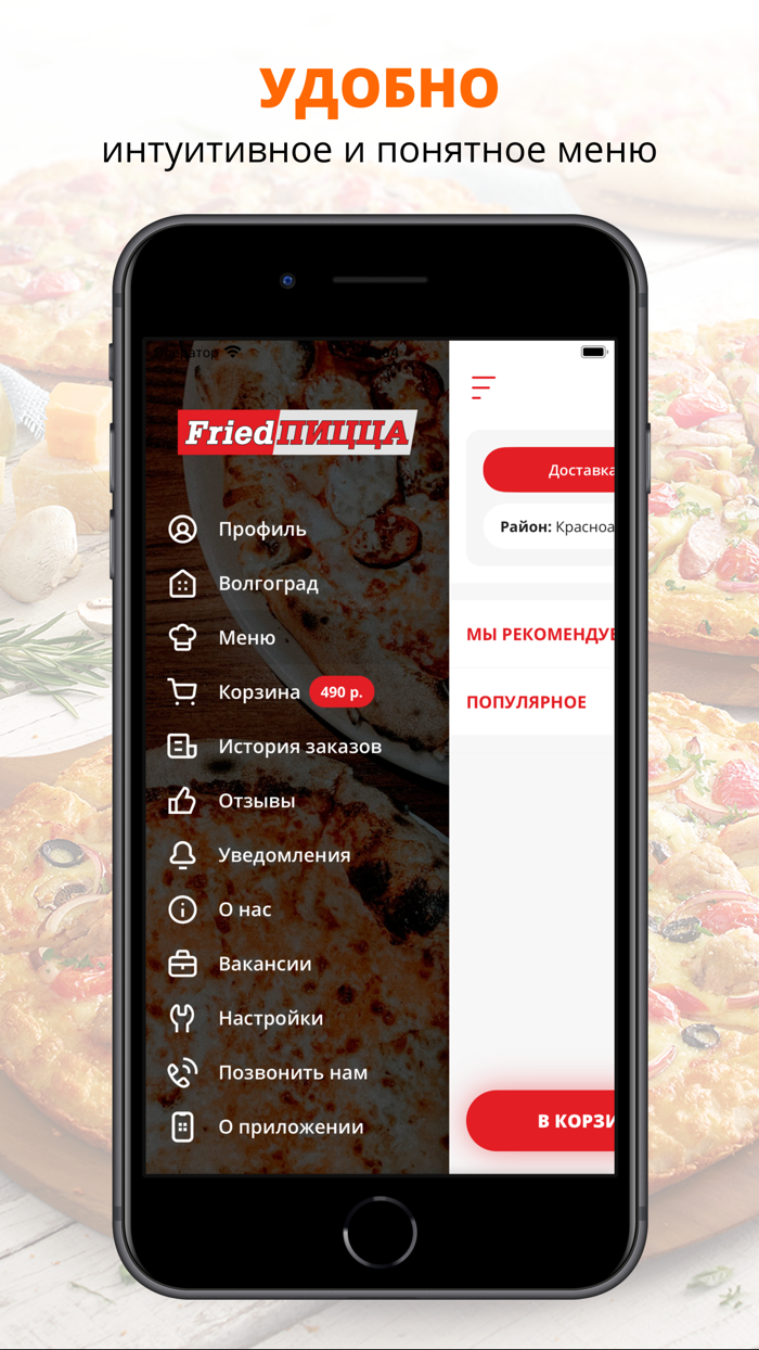 Fried пицца  Russia