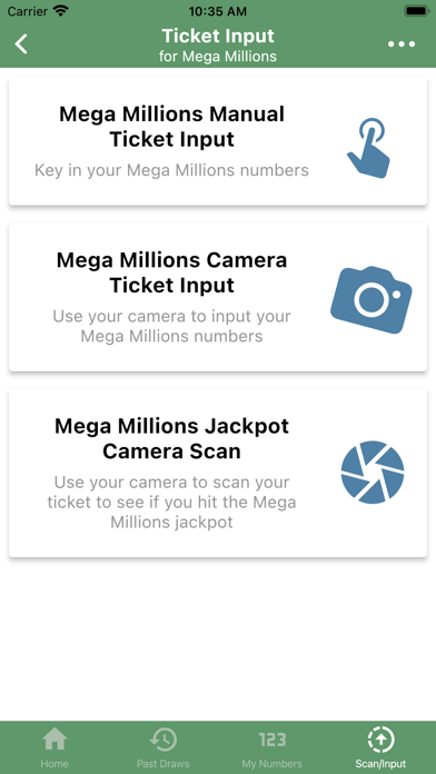 USA Lottery Results Screenshot