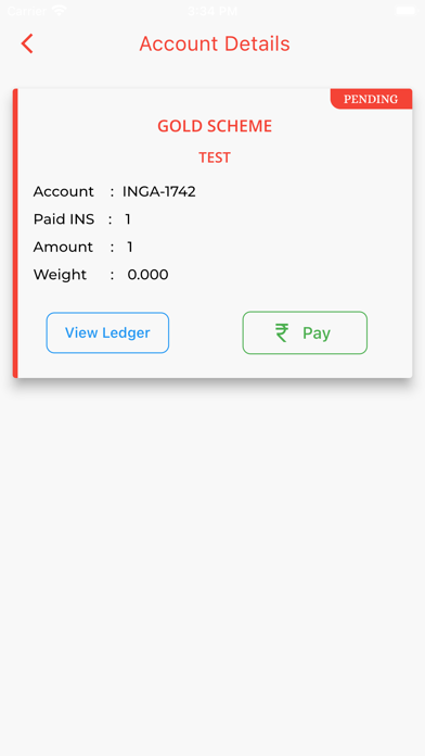 Malan Jewellery Savings Screenshot