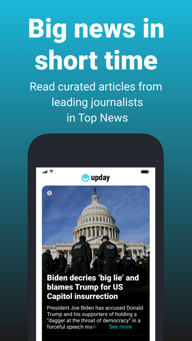 upday - Big News in Short Time Screenshot