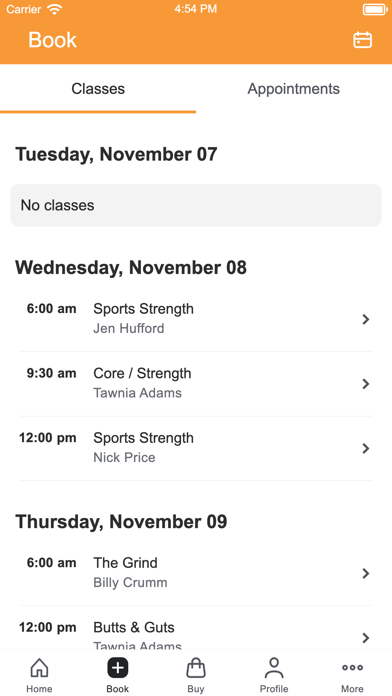 Elite Sports Performance Screenshot