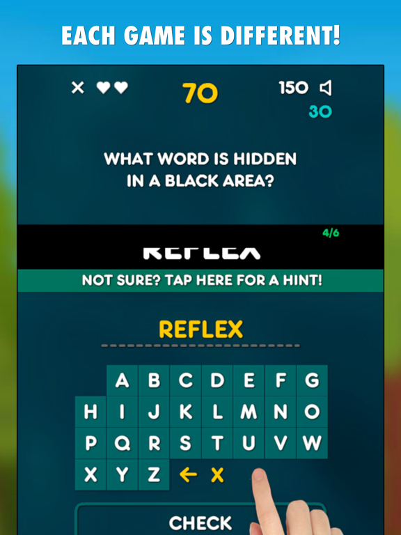 Screenshot #6 pour Hidden Word Game