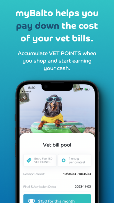 myBalto | Pays your vet bills! Screenshot