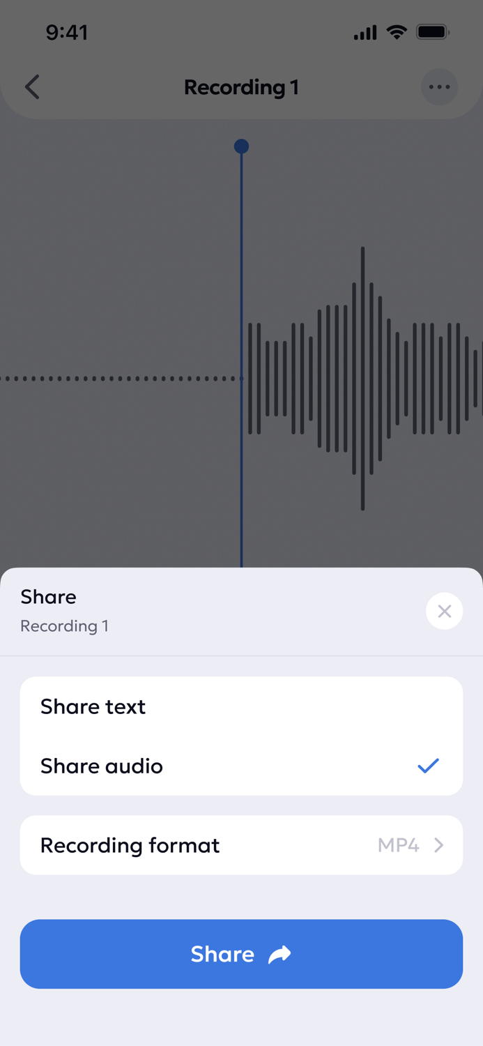 Voice Recorder－Audio Memos App