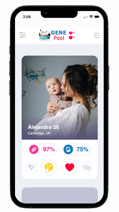 Gene Pool - Matching App Screenshot