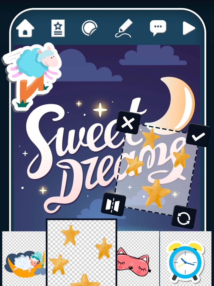 Good night Phrases with photos