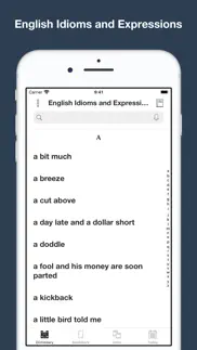 english idioms and expressions iphone screenshot 1