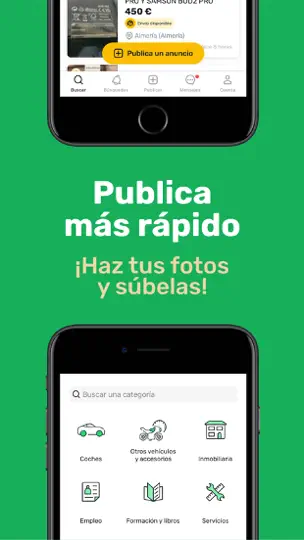 Captura de pantalla de Milanuncios: Segunda Mano en iPhone 5