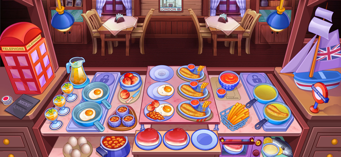 Kitchen Crush  料理 ゲーム