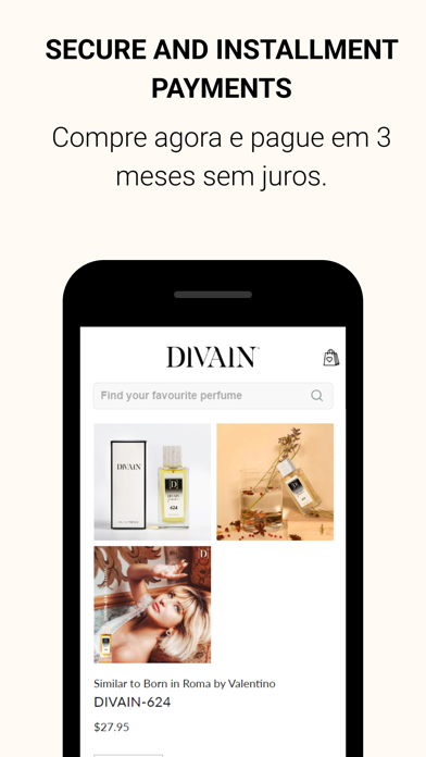 Divain: Perfumes equivalentes Screenshot