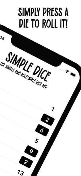 Game screenshot Simple Dice - Accessible Dice apk