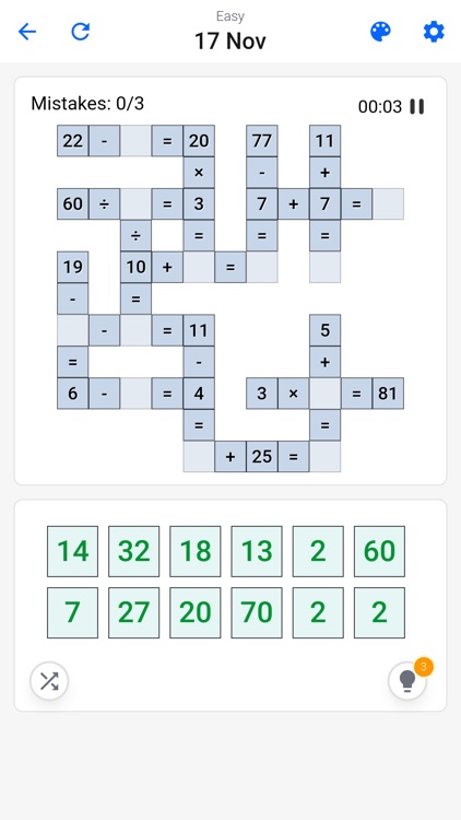 Cross Math - Math Puzzle Games screenshot-4