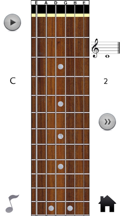 Guitar Sight Reading Workout Screenshot