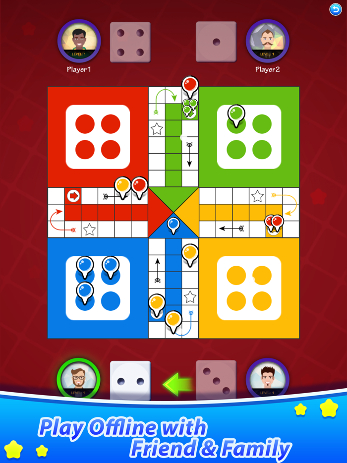 Ludo Stars Family Dice Game