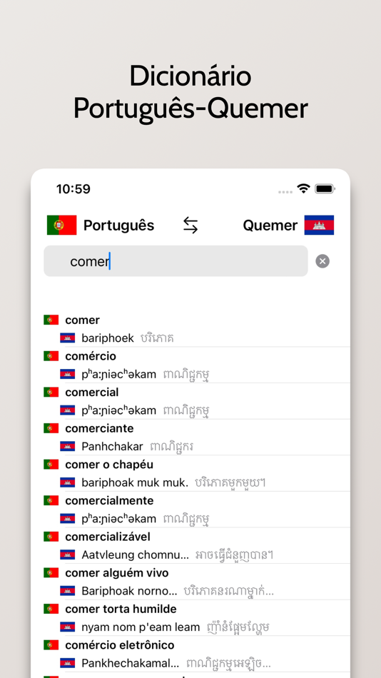 #1. Dicionário Quemer-Português (iOS) By: FB PUBLISHING LLC