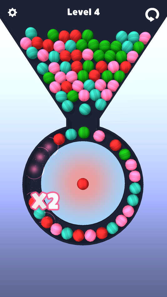 #1. Funnel Puzzle (iOS) Podle: Gybe Games