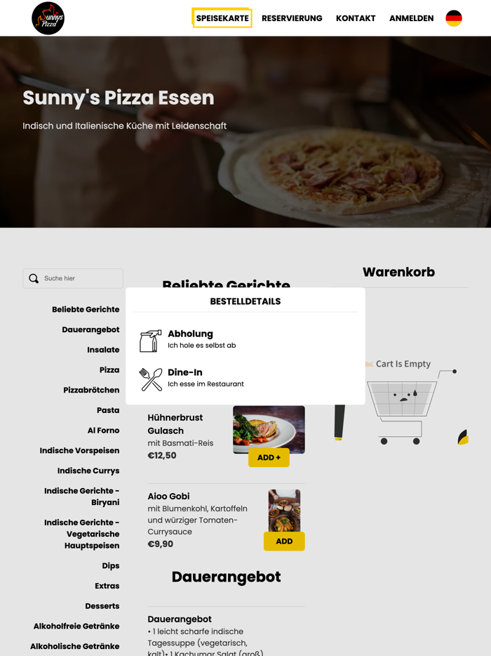 Sunnys Pizza Essen