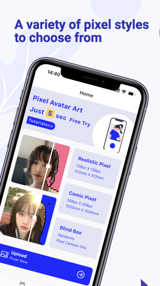 #1. Pixel Avatar- AI Drawing Maker (iOS) Podle: 南君 李