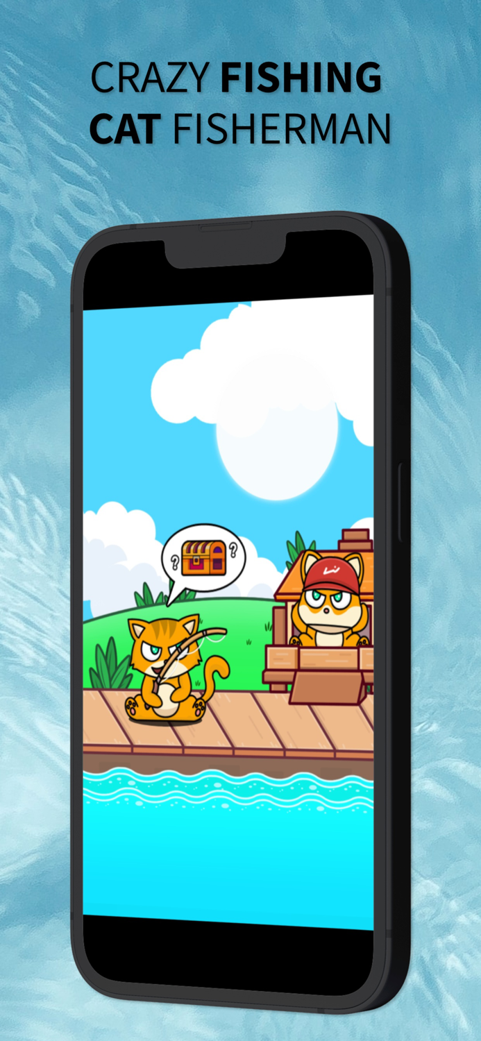 Crazy Fishing - Cat Fisherman