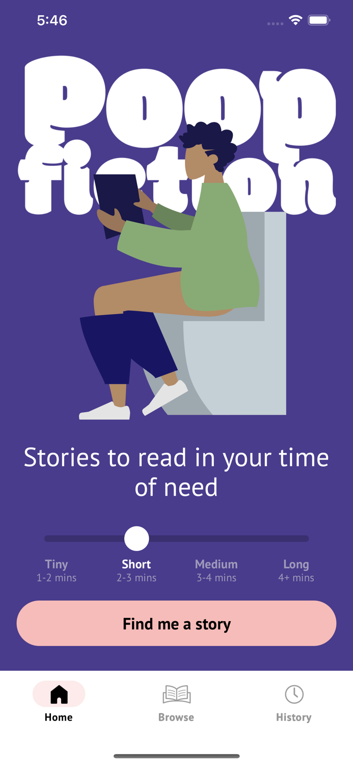 Poop Fiction Toilet Reading