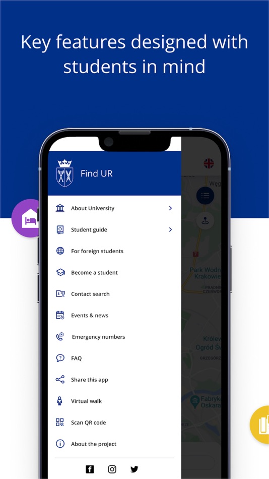 #5. Find UAK (iOS) 由: Uniwersytet Rolniczy im. Hugona Kollataja w Krakowie