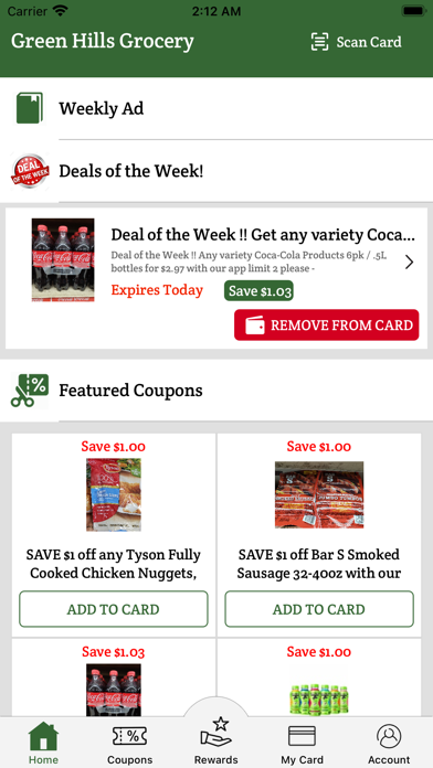 MO Greenhills Grocery Screenshot