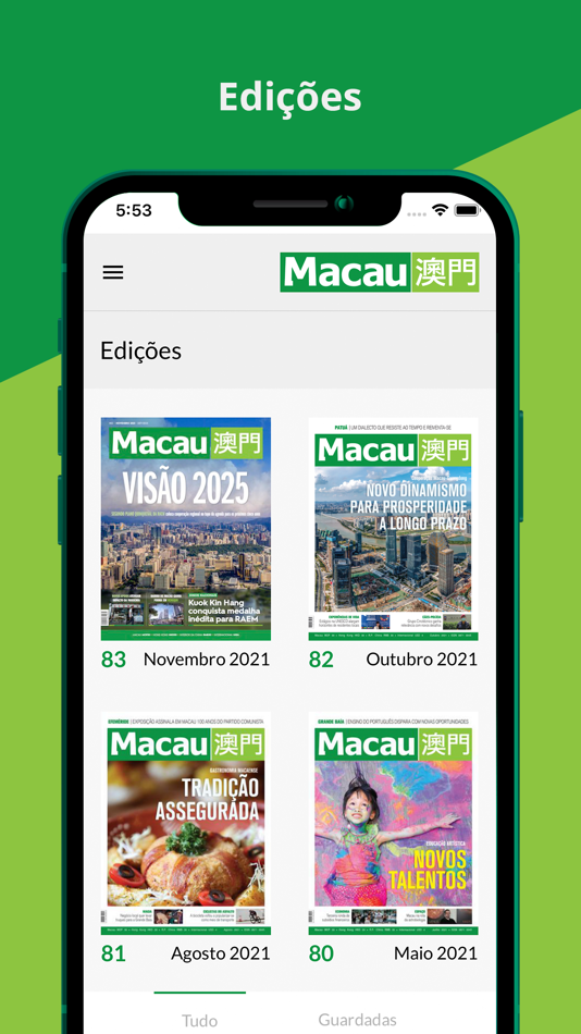 #3. Revista Macau (iOS) By: 澳門特別行政區政府新聞局 - Government Information Bureau of the MSAR