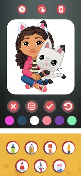 Game screenshot Dolls Doodle Glitter Book App mod apk