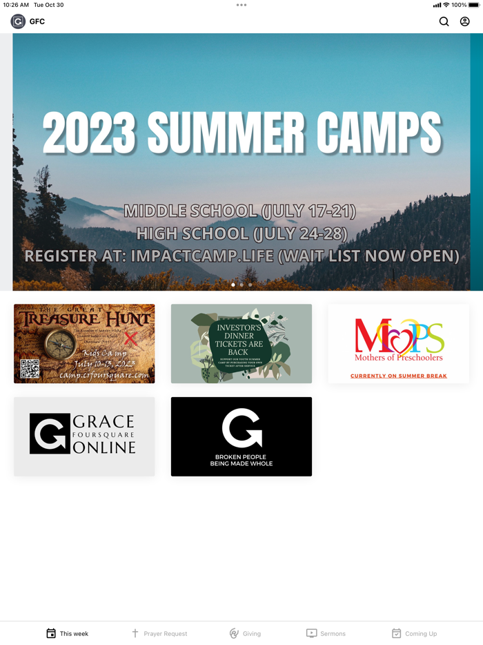 Grace Foursquare App