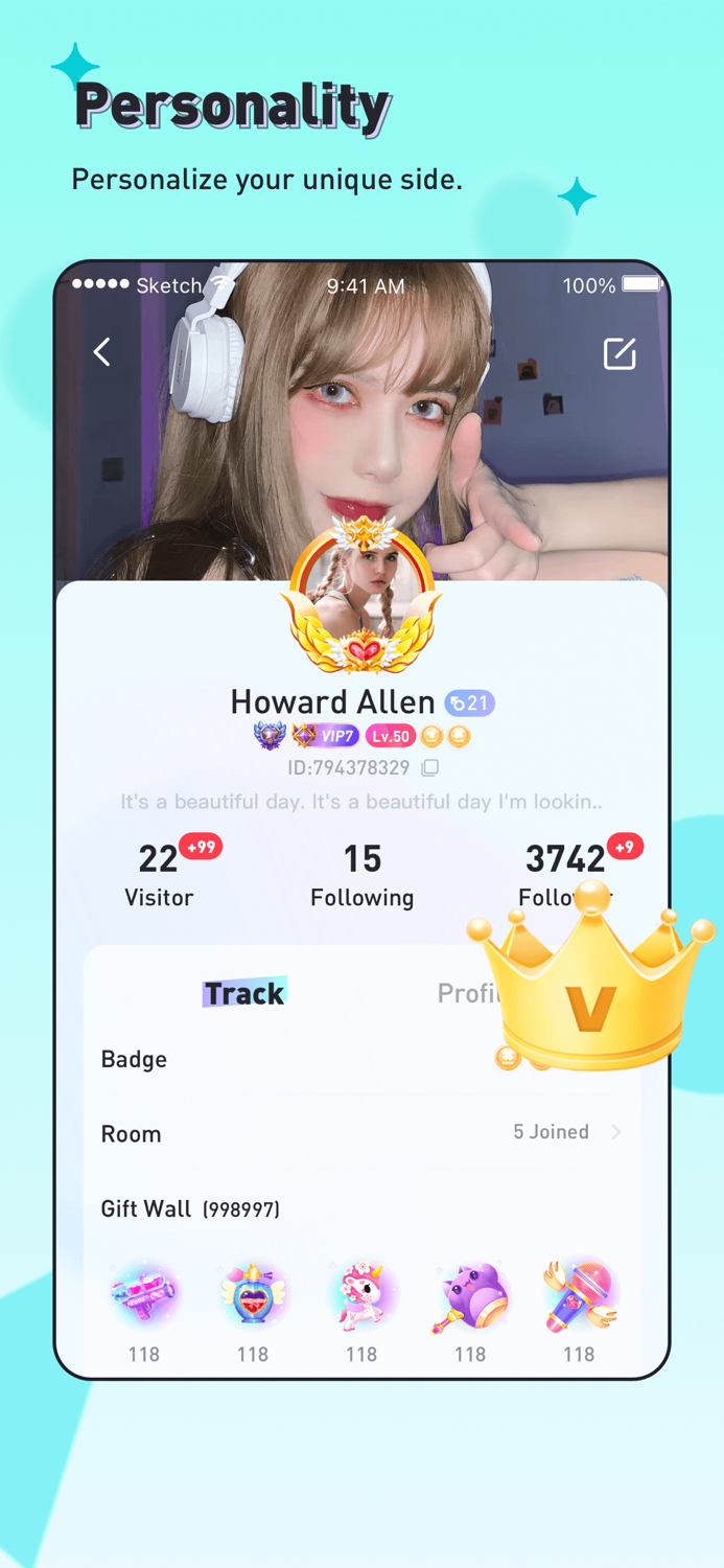 Voca - Voice Chat Party Rooms