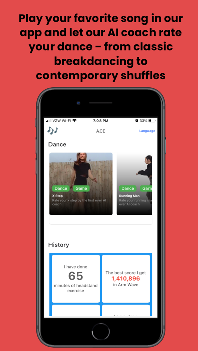 ACE: dance and workout coach Screenshot