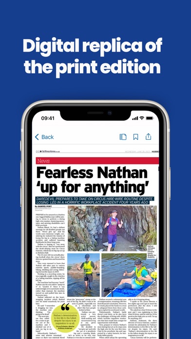 The Examiner Newspaper Screenshot