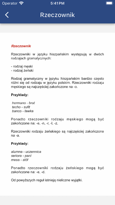 Rozmówki polsko-hiszpańskie Screenshot