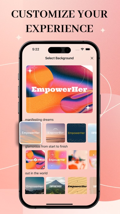 EmpowerHER - Affirmations Screenshot