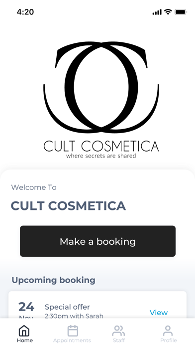 CULT COSMETICA Screenshot