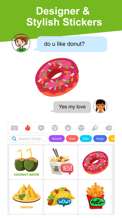 Screenshot #3 pour Fancy Food Animated Emojis