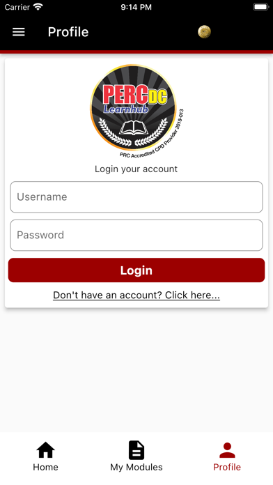 Exam Reviewer Portal (PercApp) Screenshot