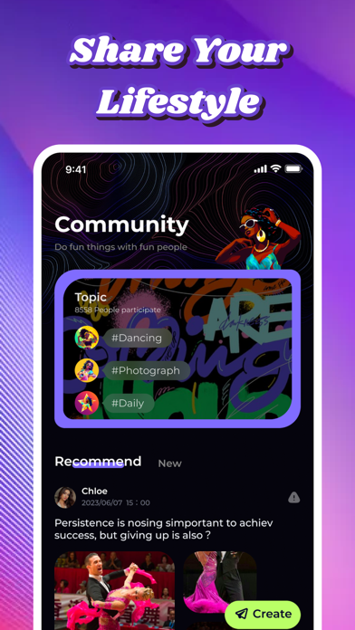 Dac-Dance,Share,&Chat Screenshot