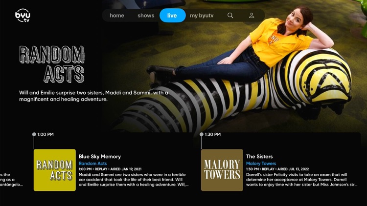 BYUtv: Stream Live TV & Movies