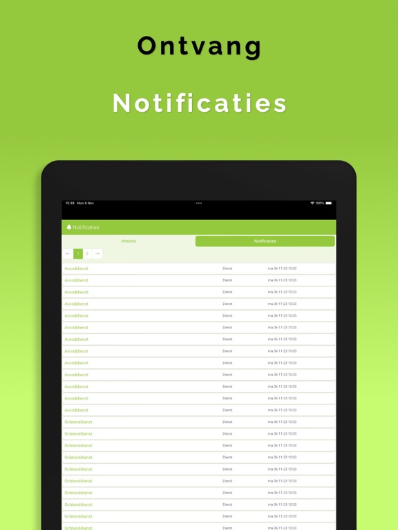 UwZorgbegeleider iPad screenshot