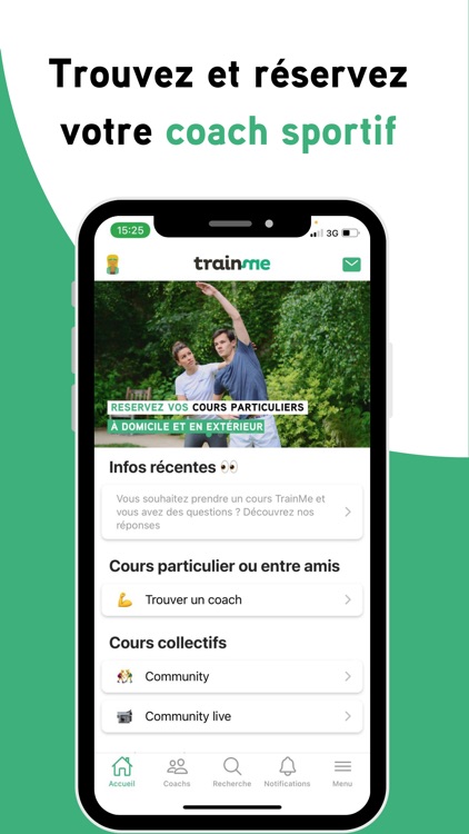 TrainMe - Votre coach sportif