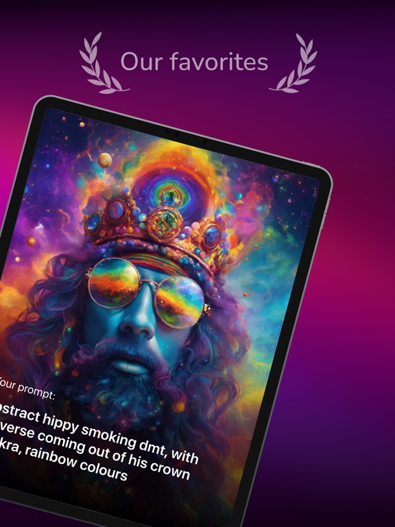 Dally - AI Photo Generator iPad screenshot 4 - Graphics & Design app