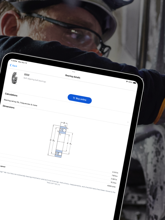 Screenshot #5 pour SKF Bearing Assist