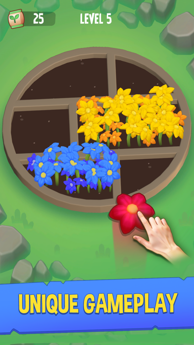 Garden Coloring Puzzle Screenshot