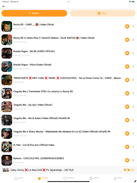 MonkeyMusic iPad screenshot 6 - Music app
