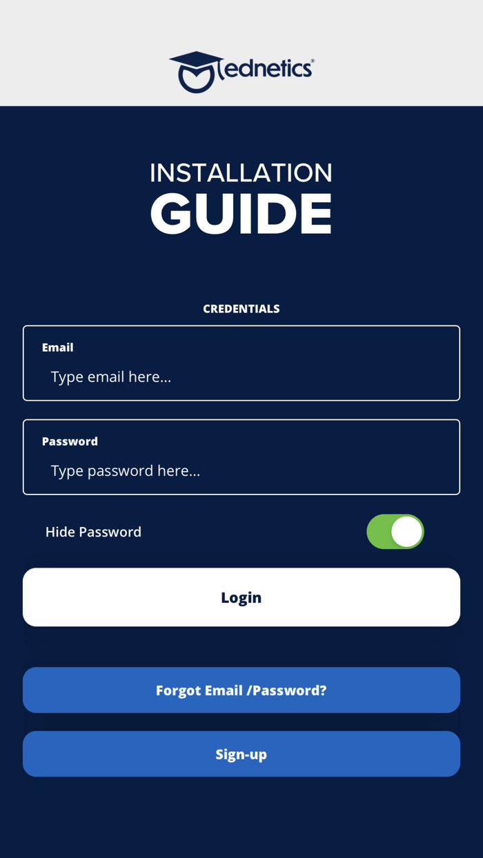 Ednetics Install Guide