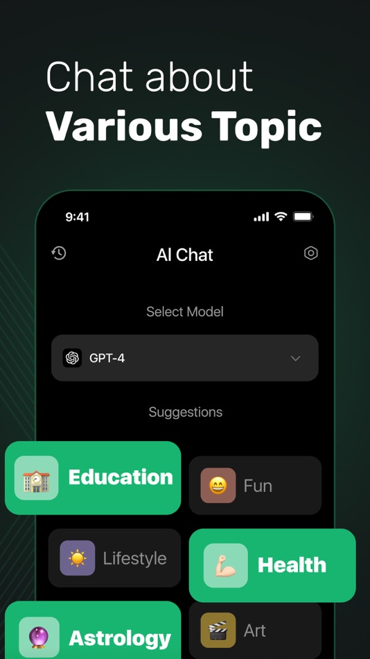 #4. AI Chat-AI Chatbot Assistant ! (iOS) 由: Wildsmyth AI