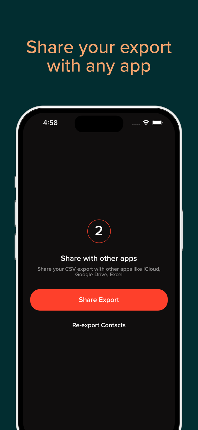 Simple Contact Exporter
