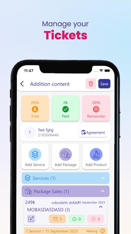 Salon Management:SchedulingApp screenshot-4