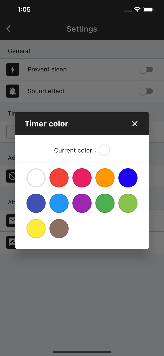 Simple Presentation Timer